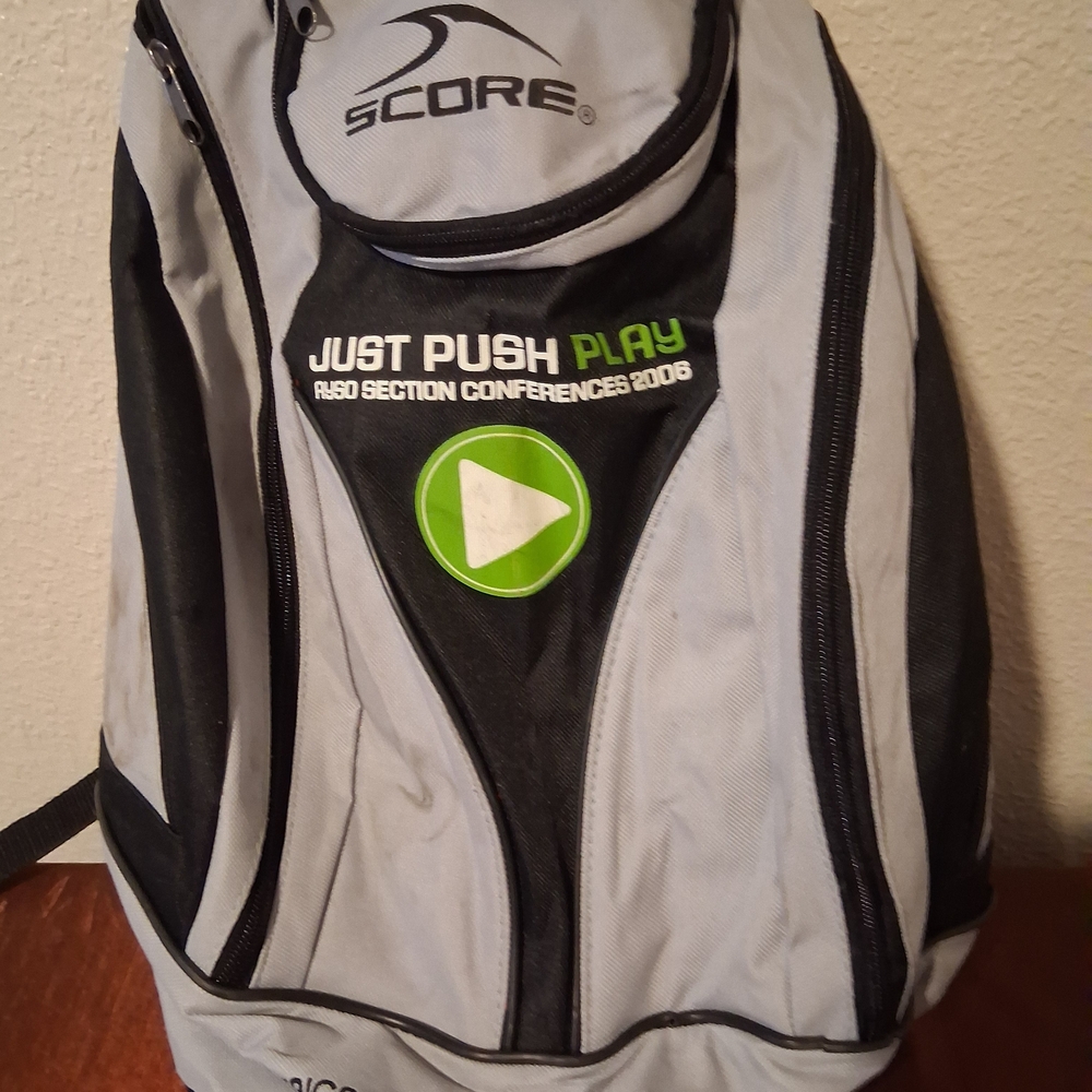 Score Black and Gray Backpack
